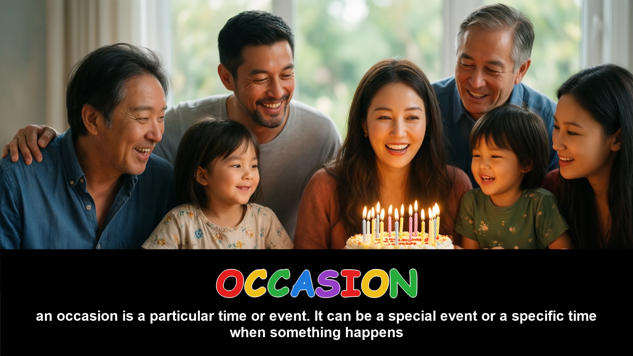 English Illustration for occasion